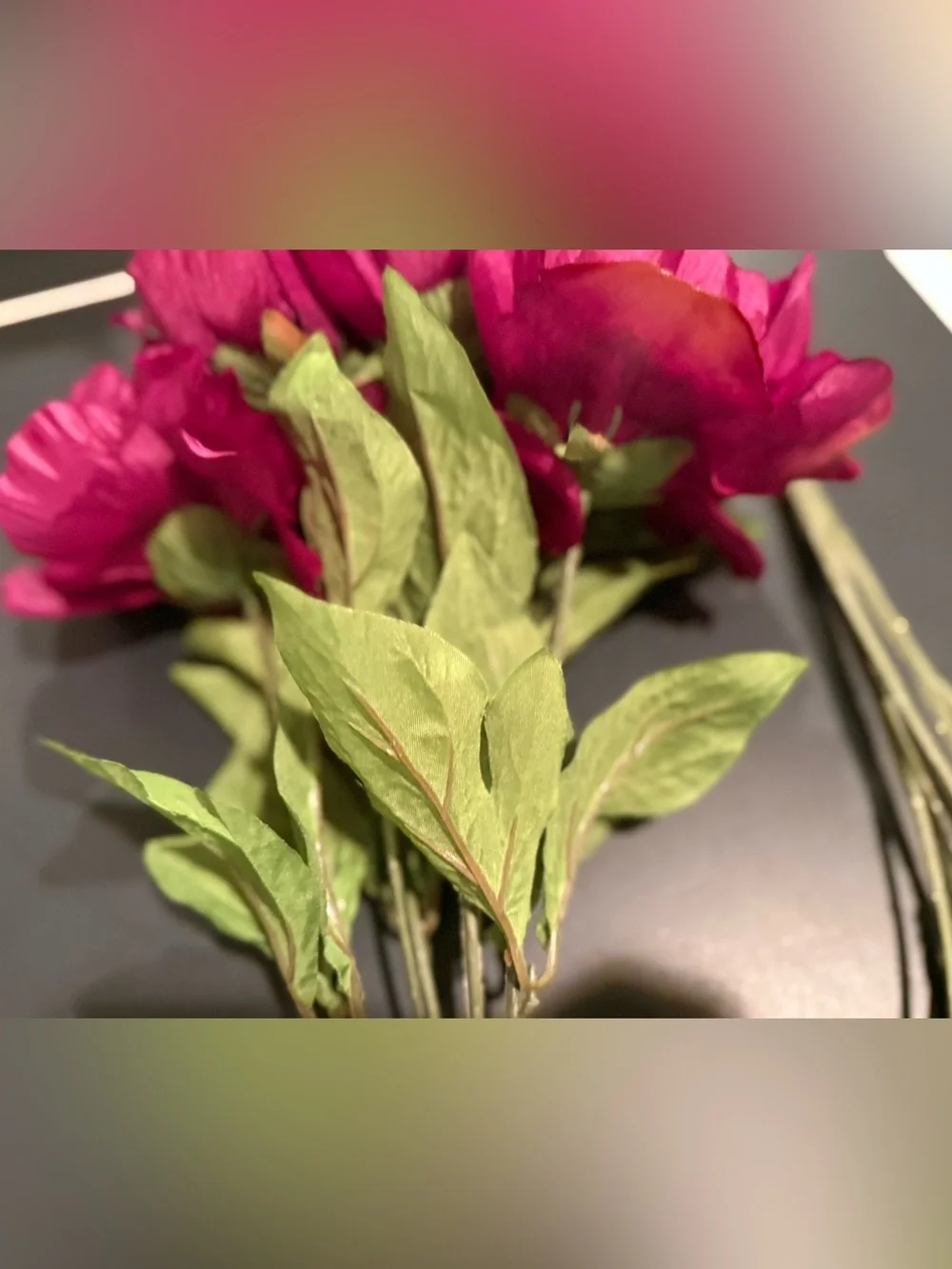 NWT Ashland Purple Peony Artificial Flower Bushes Lot of 2 Faux Floral Decor